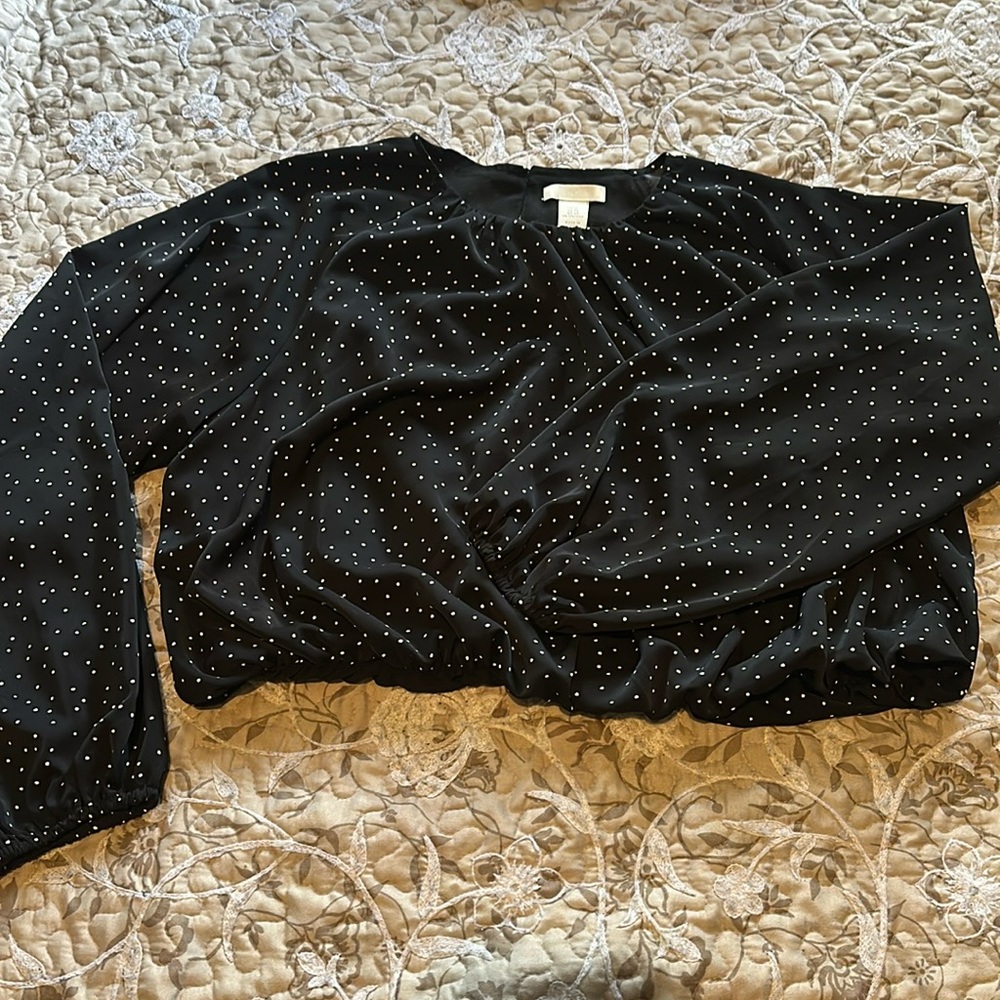 Polka dot blouse